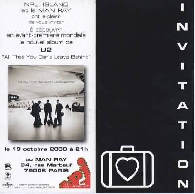 Fall 2000 ==> Club Promo Tour